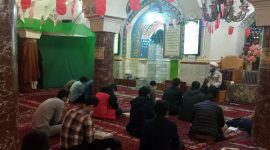 تفسیر سوره مبارکه جمعه توسط حجه الاسلام عباس موسیوند پس از مسابقه همگانی حفظ این سوره مبارکه