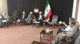 دیدار هیأت مؤسس اتحادیه سازمان های مردم نهاد تربیت محور انقلاب اسلامی با آیت الله حبیب الله شعبانی نماینده ولی فقیه در استان همدان
