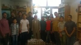 ملاقات جمعی از مربیان و پویندگان مقطع نوجوانان باحجت الاسلام و المسلمین حسینی در روز “عید غدیر” ملاقات جمعی از مربیان و پویندگان مقطع نوجوانان باحجت الاسلام و المسلمین حسینی در روز “عید غدیر”